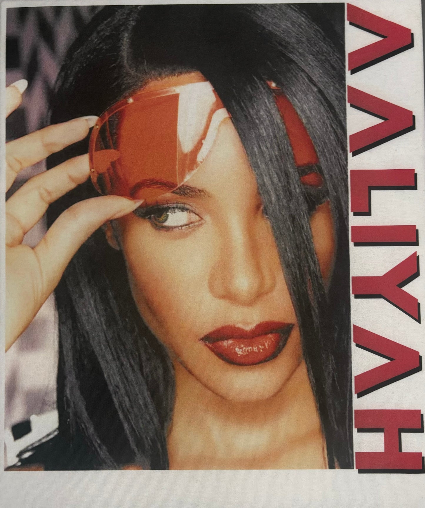 Aaliyah Graphic T-Shirt (White)