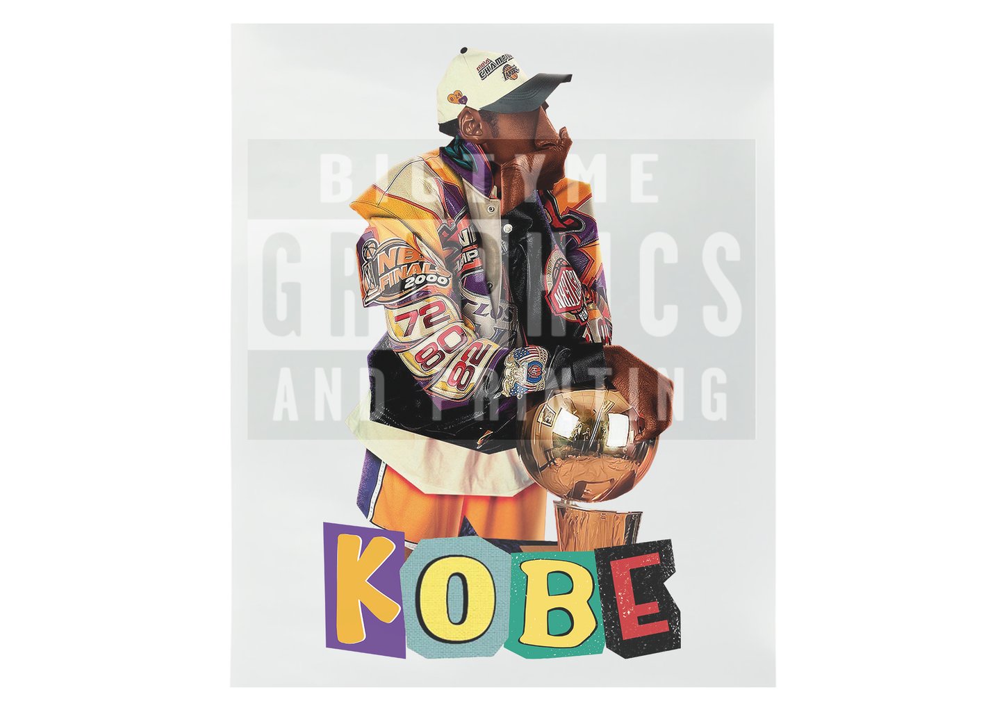 Kobe "Champion" RTP DTF Transfer