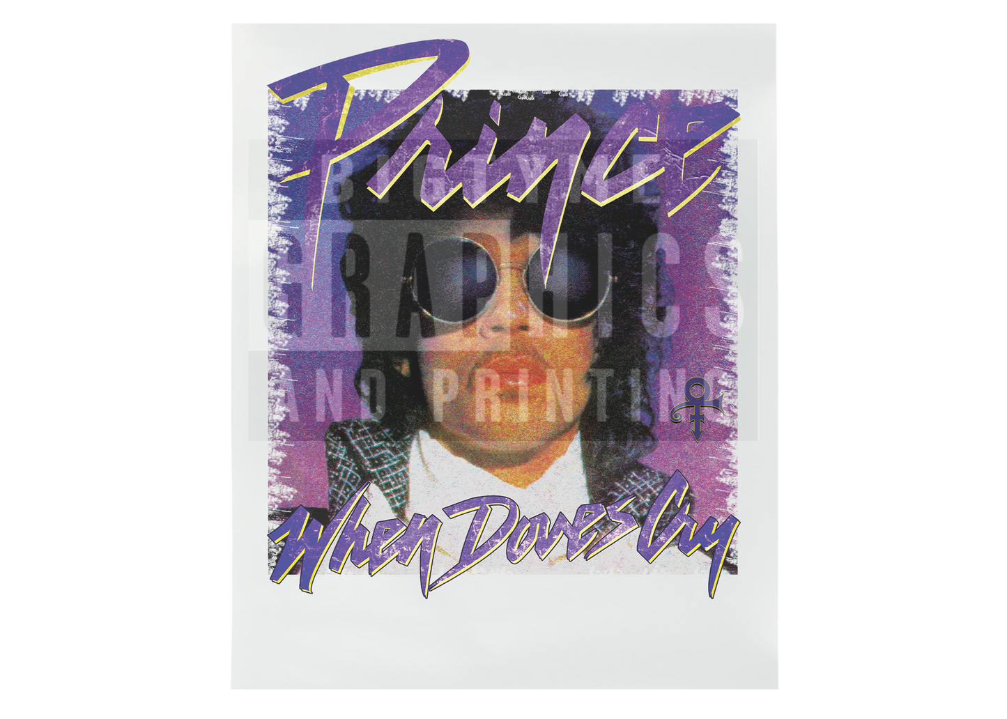 Prince "Doves Cry" RTP DTF Transfer
