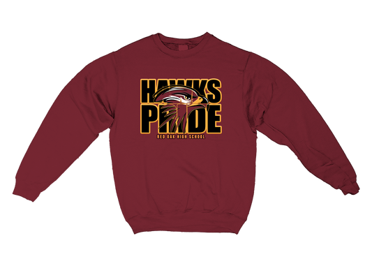 Red Oak Hawks Pride Sweatshirt