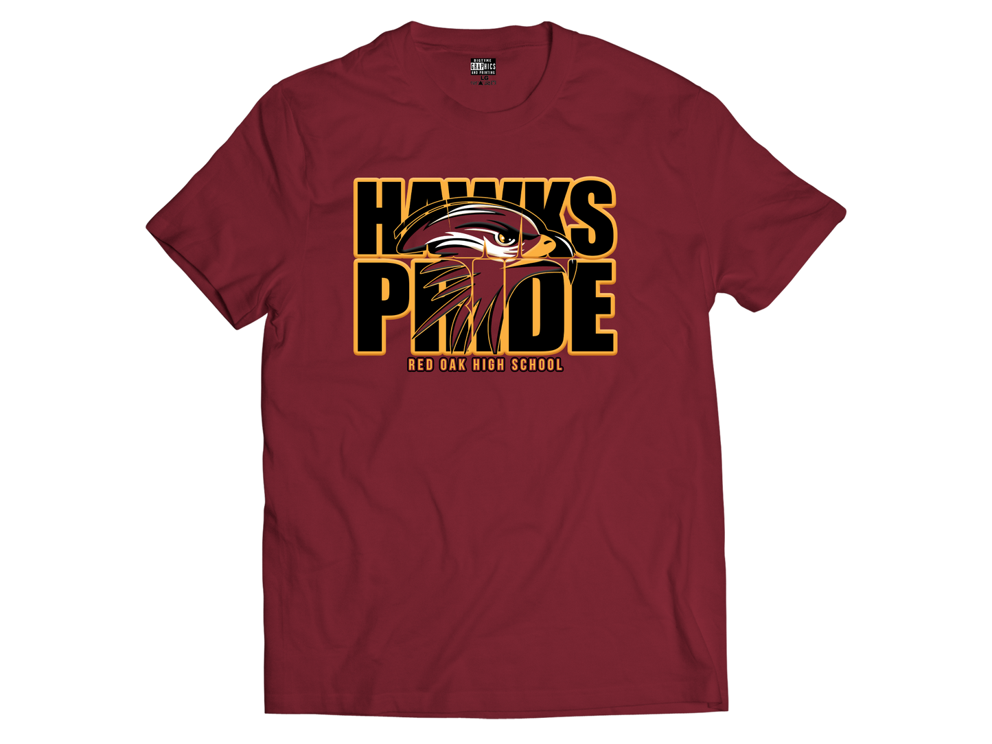 Red Oak Hawks Pride Tee