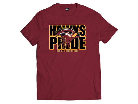 Red Oak Hawks Pride Tee