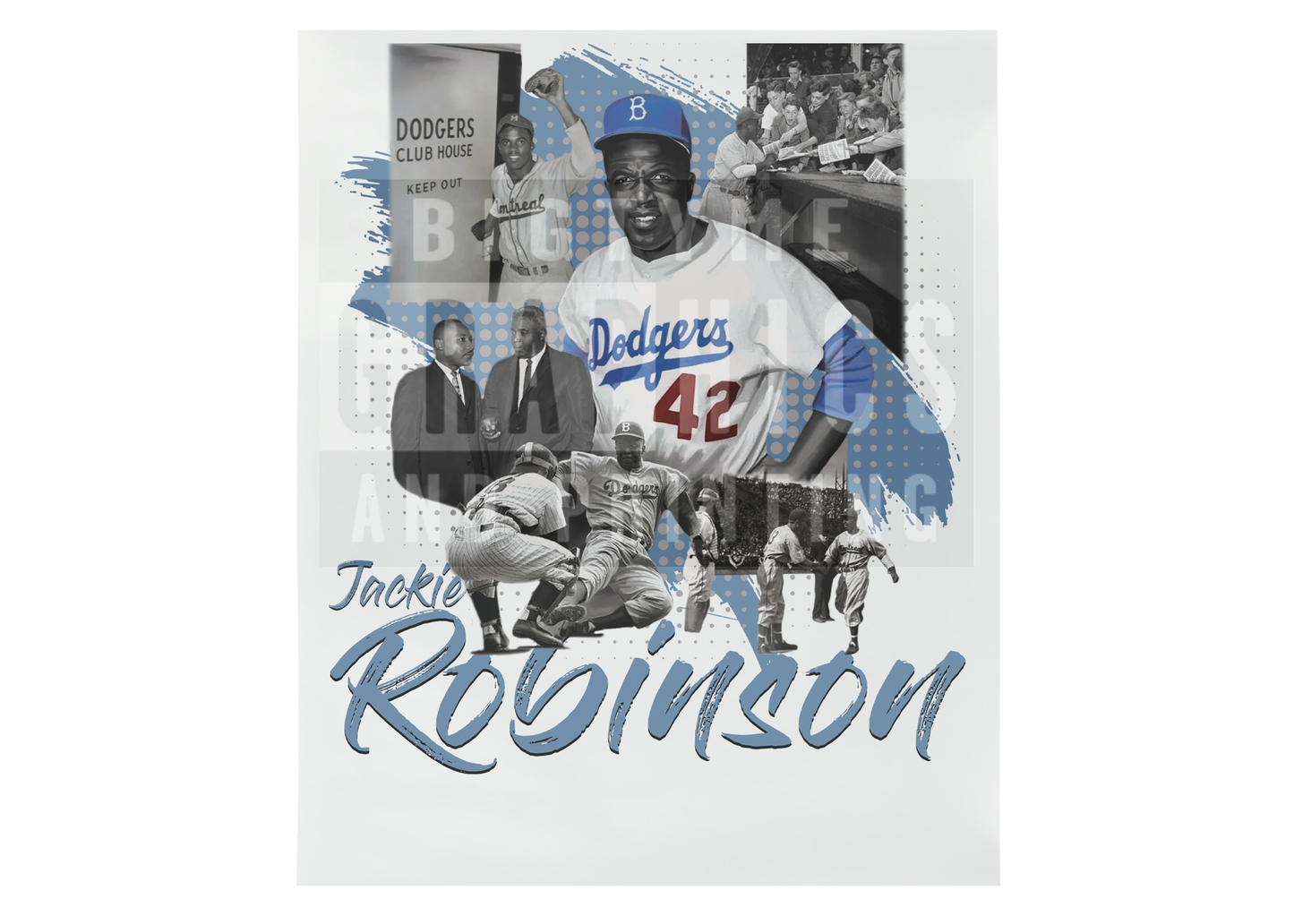 Jackie Robinson RTP DTF Transfer
