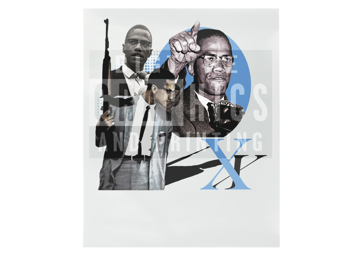 Malcom X RTP DTF Transfer