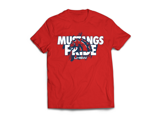 Life Mustangs Pride Tee (LHSW)