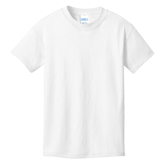 Port and Company Youth Essential Tee (White)