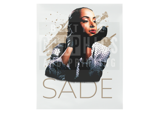 Sade "Big Face" RTP DTF Transfer